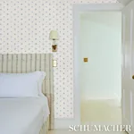 MARGIE FLORAL PORCELAIN Schumacher Wallpaper wallpaper - SKU 5014740