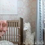 MARIANNE - BLUSH Schumacher Wallpaper | Wallpaper Twins MARIANNE BLUSH Schumacher Wallpaper wallpaper - SKU 5010721
