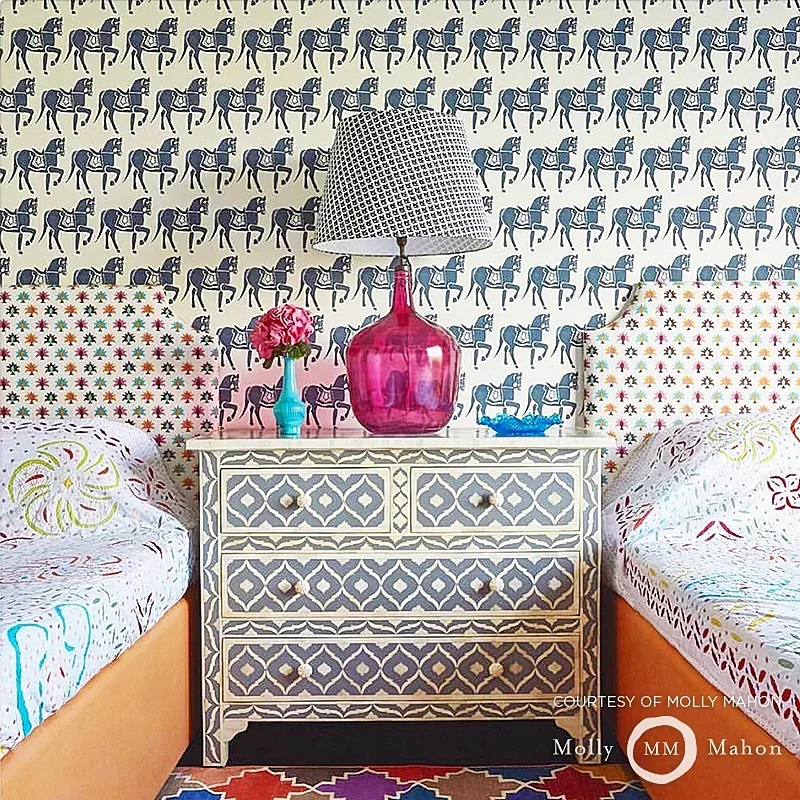 Marwari Horse - MUSTARD Schumacher Wallpaper | Wallpaper Twi Marwari Horse MUSTARD Schumacher Wallpaper wallpaper - SKU 5011131