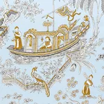MATSUDANA - BLUE Schumacher Wallpaper | Wallpaper Twins MATSUDANA BLUE Schumacher Wallpaper wallpaper - SKU 5011991