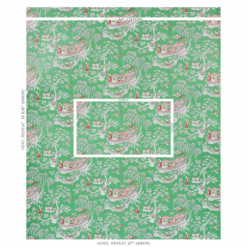 MATSUDANA JADE Schumacher Wallpaper wallpaper - SKU 5011990