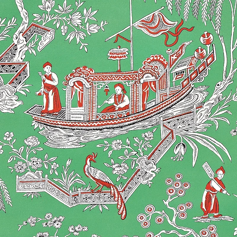 MATSUDANA - JADE Schumacher Wallpaper | Wallpaper Twins MATSUDANA JADE Schumacher Wallpaper wallpaper - SKU 5011990