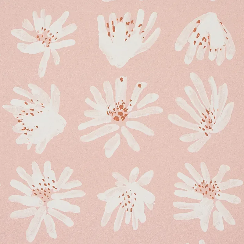 MEADOW ROCK BLUSH Schumacher Wallpaper wallpaper - SKU 5012230