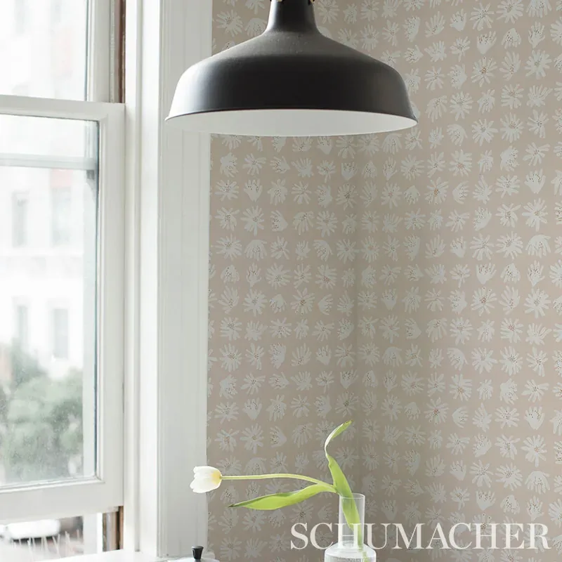 MEADOW ROCK NEUTRAL Schumacher Wallpaper wallpaper - SKU 5012231