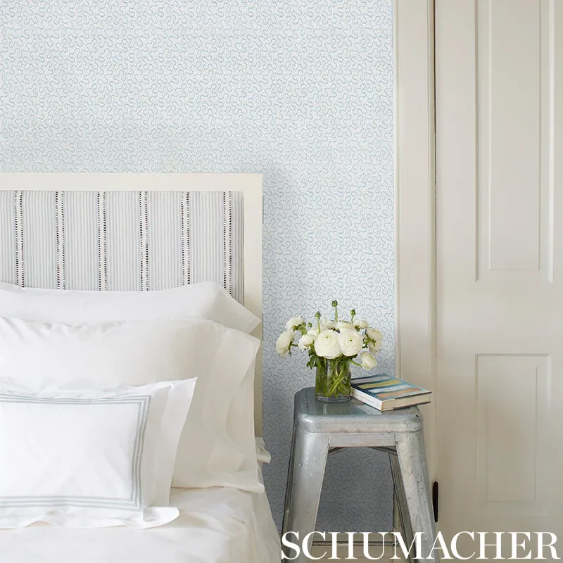 MEANDER HAZE Schumacher Wallpaper wallpaper - SKU 5009470