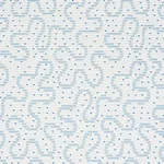 MEANDER SLUMBER BLUE Schumacher Wallpaper wallpaper - SKU 5009472