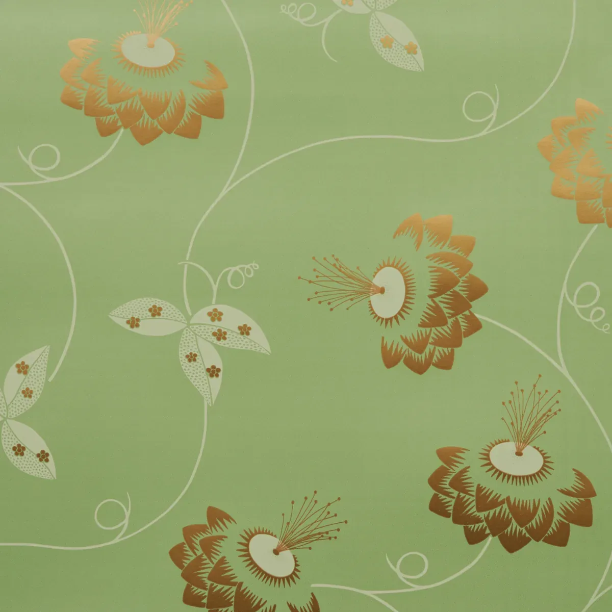 MERLIN PLOUGH GREEN Schumacher Wallpaper wallpaper - SKU 5015051
