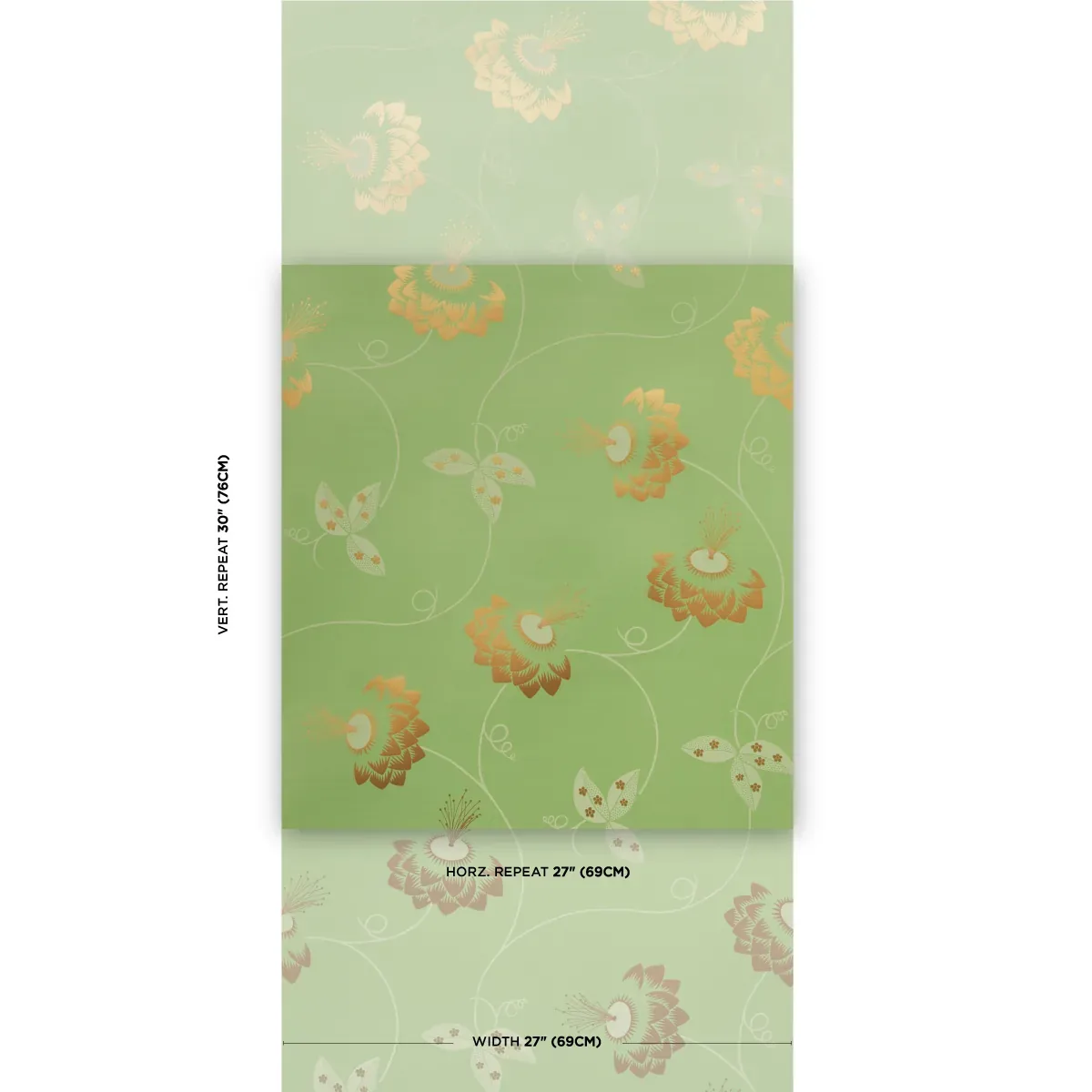 MERLIN - PLOUGH GREEN Schumacher Wallpaper | Wallpaper Twins MERLIN PLOUGH GREEN Schumacher Wallpaper wallpaper - SKU 5015051