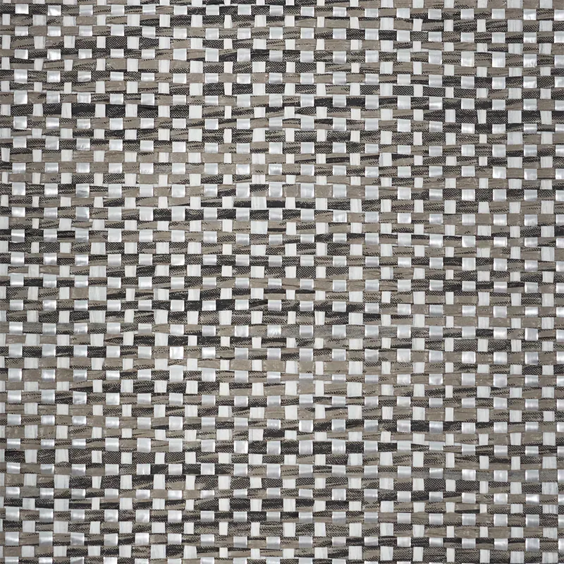 METAL PAPERWEAVE CHARCOAL Schumacher Wallpaper wallpaper - SKU 5010310