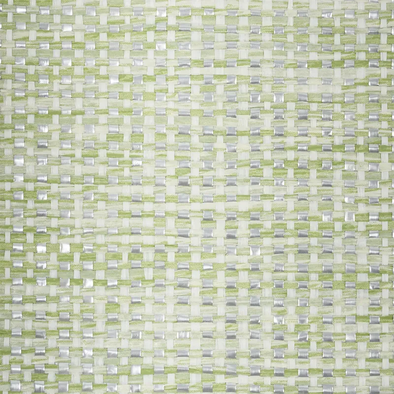 METAL PAPERWEAVE - GREEN Schumacher Wallpaper | Wallpaper Tw METAL PAPERWEAVE GREEN Schumacher Wallpaper wallpaper - SKU 5010313