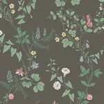 MIDSUMMERS EVE CHARCOAL Schumacher Wallpaper wallpaper - SKU 7679