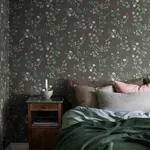 MIDSUMMERS EVE CHARCOAL Schumacher Wallpaper wallpaper - SKU 7679