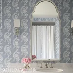 MILLICENT - DELFT Schumacher Wallpaper | Wallpaper Twins MILLICENT DELFT Schumacher Wallpaper wallpaper - SKU 5008813