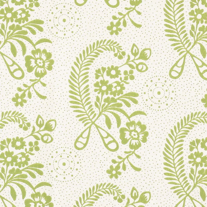 MILLICENT LEAF Schumacher Wallpaper wallpaper - SKU 5008811