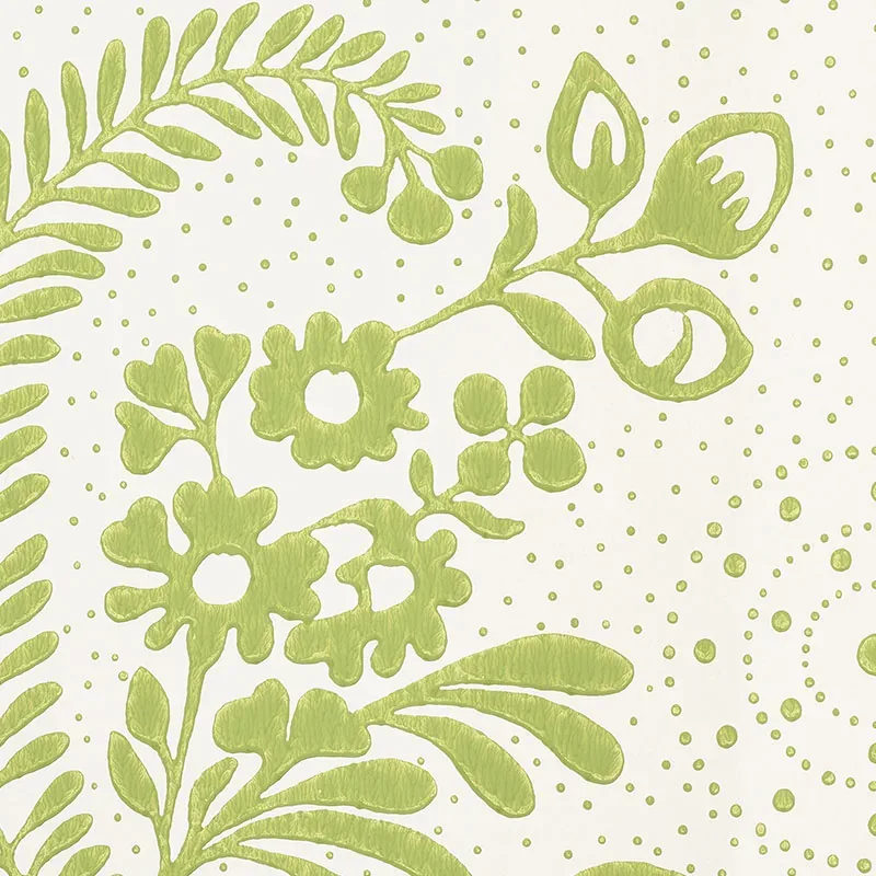 MILLICENT LEAF Schumacher Wallpaper wallpaper - SKU 5008811