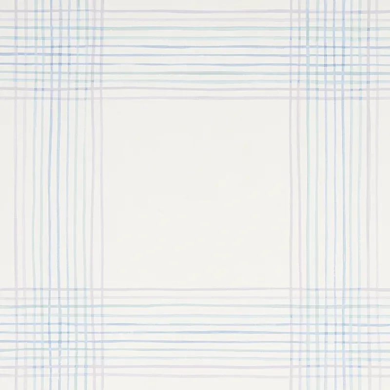 MINERVA PLAID HYACINTH Schumacher Wallpaper wallpaper - SKU 5012371