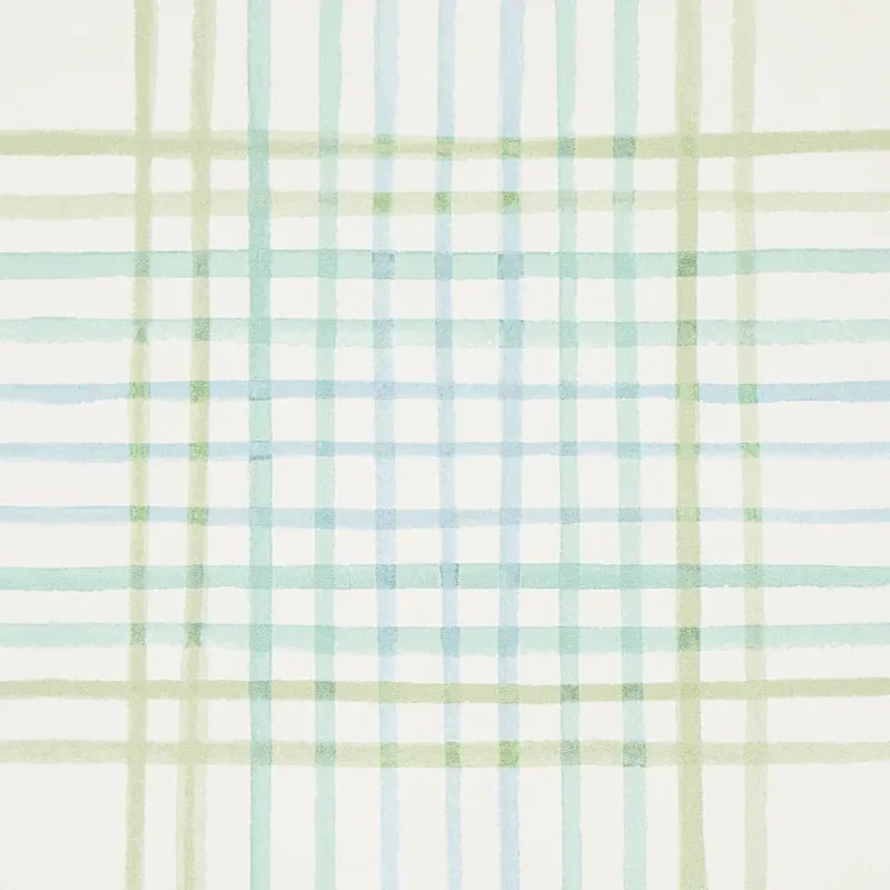 MINERVA PLAID - PEACOCK Schumacher Wallpaper | Wallpaper Twi MINERVA PLAID PEACOCK Schumacher Wallpaper wallpaper - SKU 5012370
