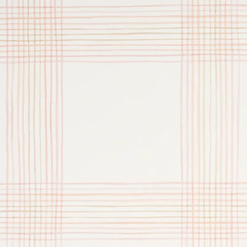 MINERVA PLAID PINK Schumacher Wallpaper wallpaper - SKU 5012372