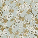 MING CHERRY BLOSSOM AQUA Schumacher Wallpaper wallpaper - SKU 5001070