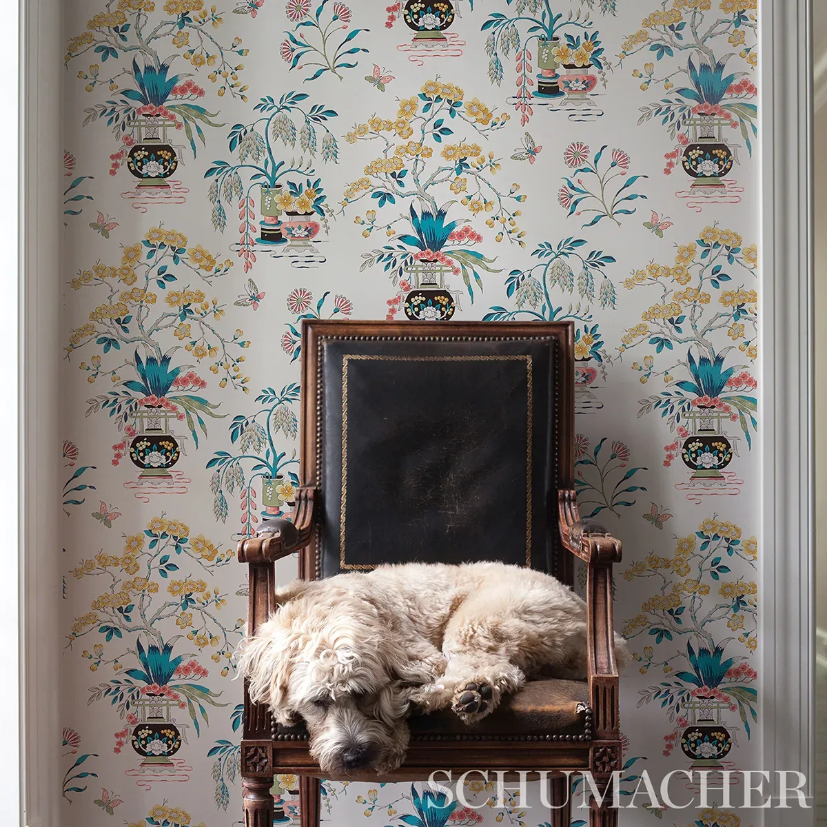 MING VASE MULTI Schumacher Wallpaper wallpaper - SKU 5013581