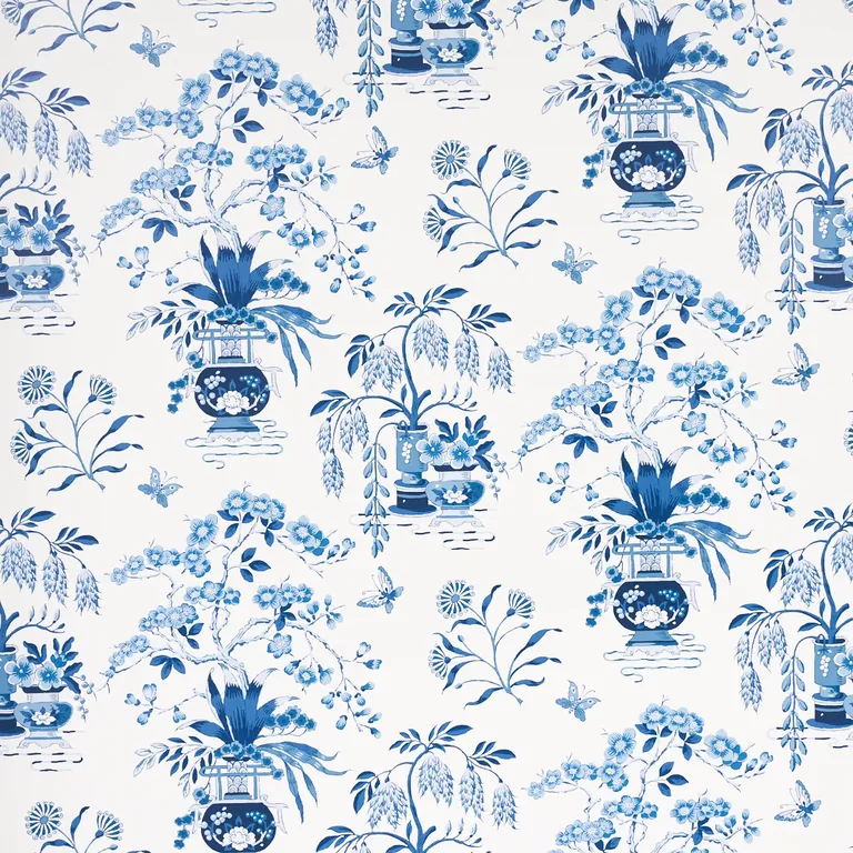 Schumacher MING VASE wallpaper