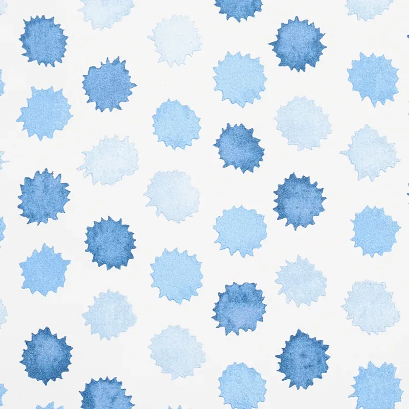 MINI BURSTS BLUES Schumacher Wallpaper wallpaper - SKU 5013100