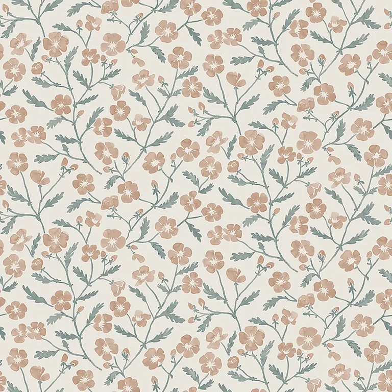 Schumacher MIRA wallpaper, color BLUSH, SKU 3968