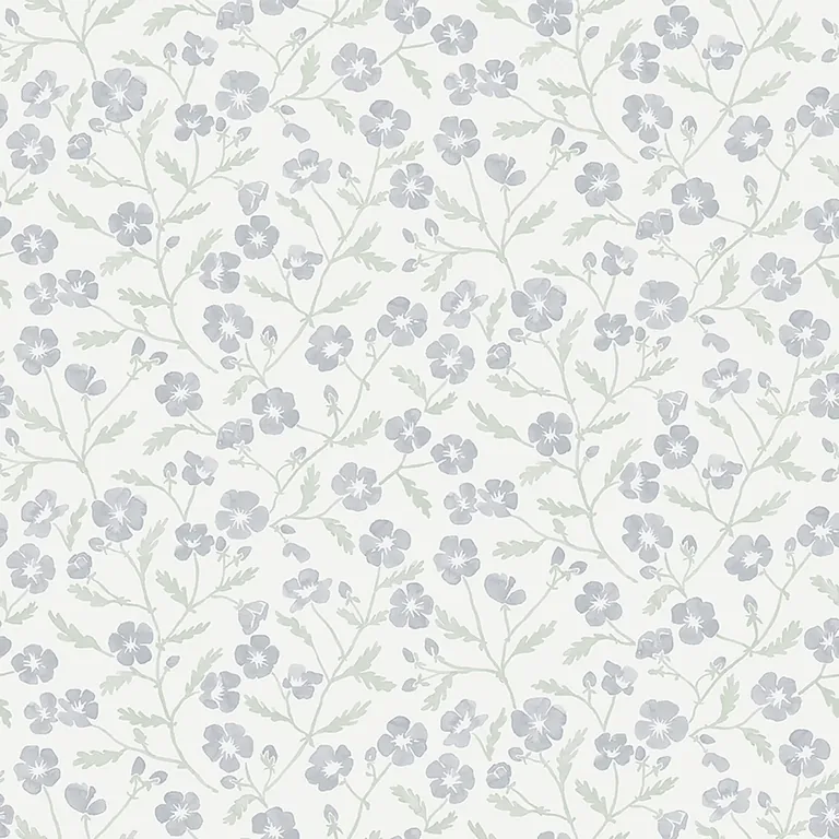 Schumacher MIRA wallpaper, color SLATE, SKU 3966