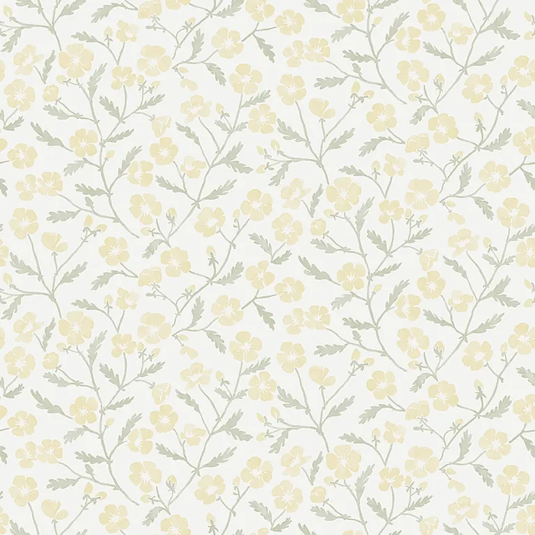 Schumacher MIRA wallpaper, color YELLOW, SKU 3965
