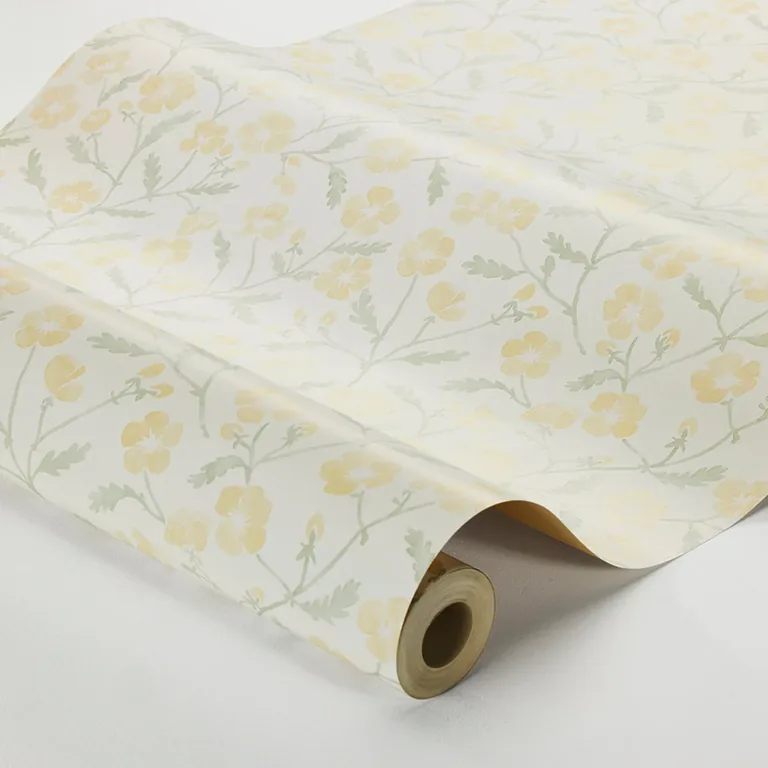 Schumacher MIRA wallpaper, color YELLOW, SKU 3965