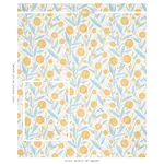 MIRABELLE YELLOW & SKY Schumacher Wallpaper wallpaper - SKU 5013200