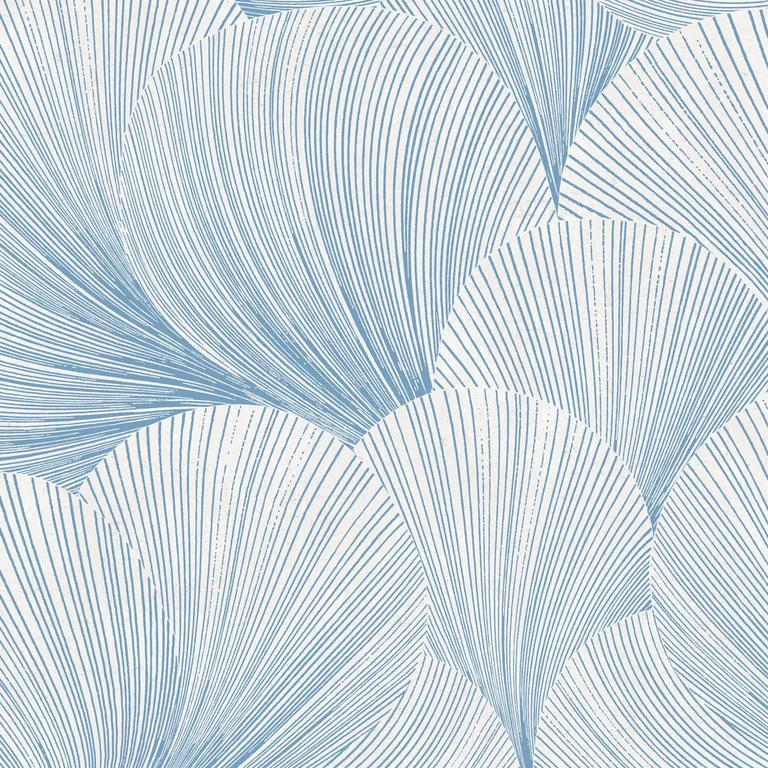 Schumacher MIRAGE wallpaper, color BLUE AND WHITE, SKU 6152