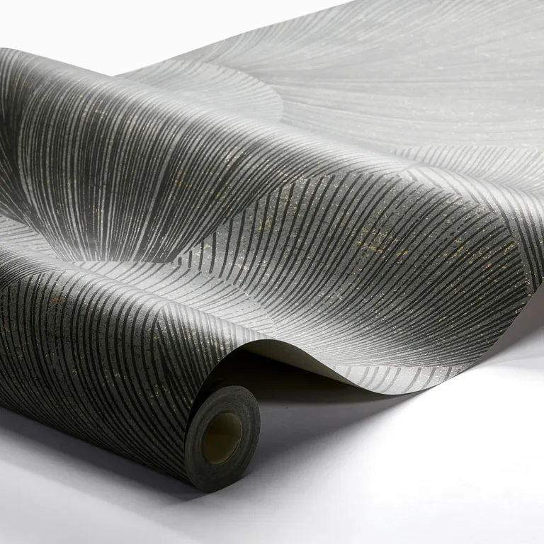 Schumacher MIRAGE wallpaper, color CHARCOAL, SKU 7262