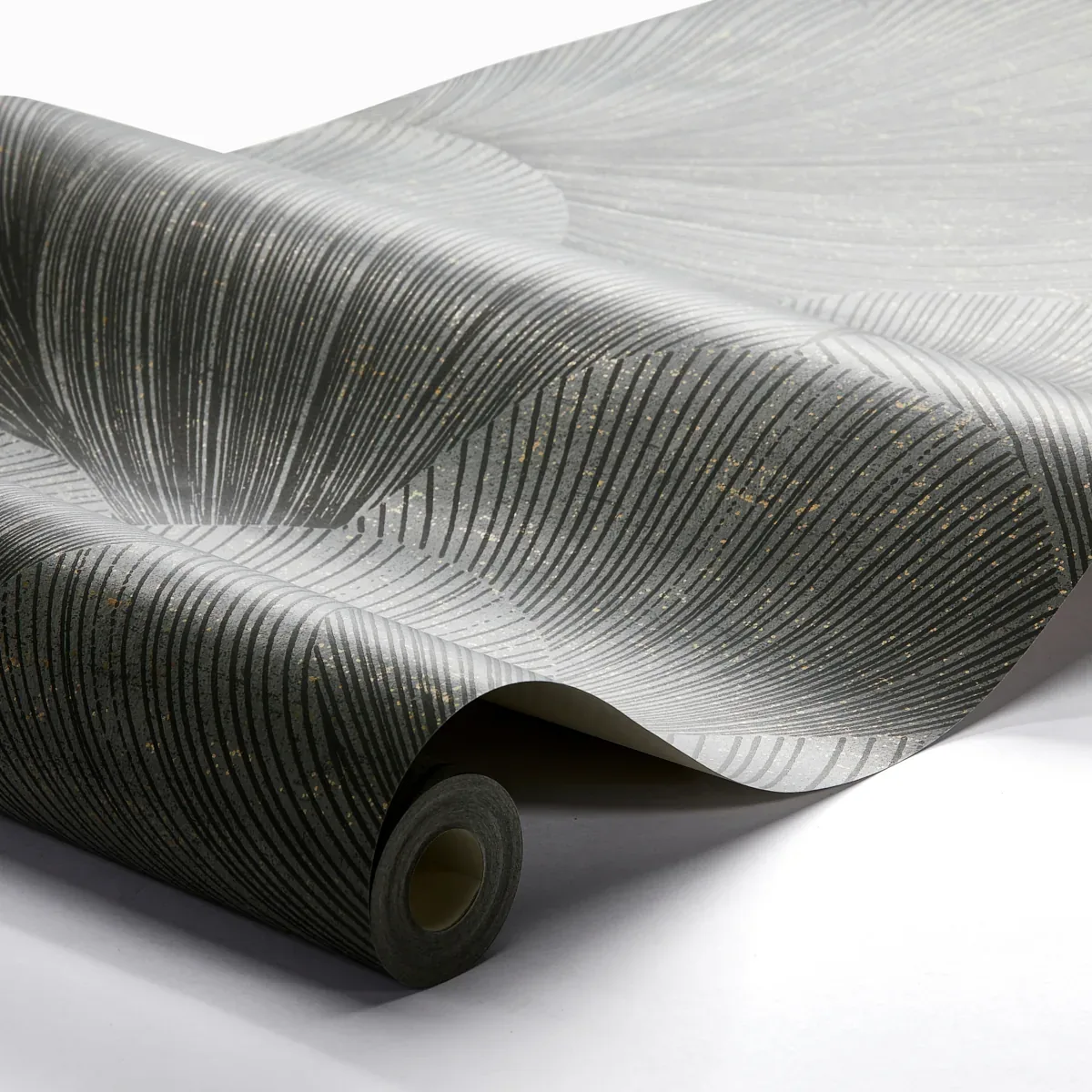 MIRAGE CHARCOAL Schumacher Wallpaper wallpaper - SKU 7262