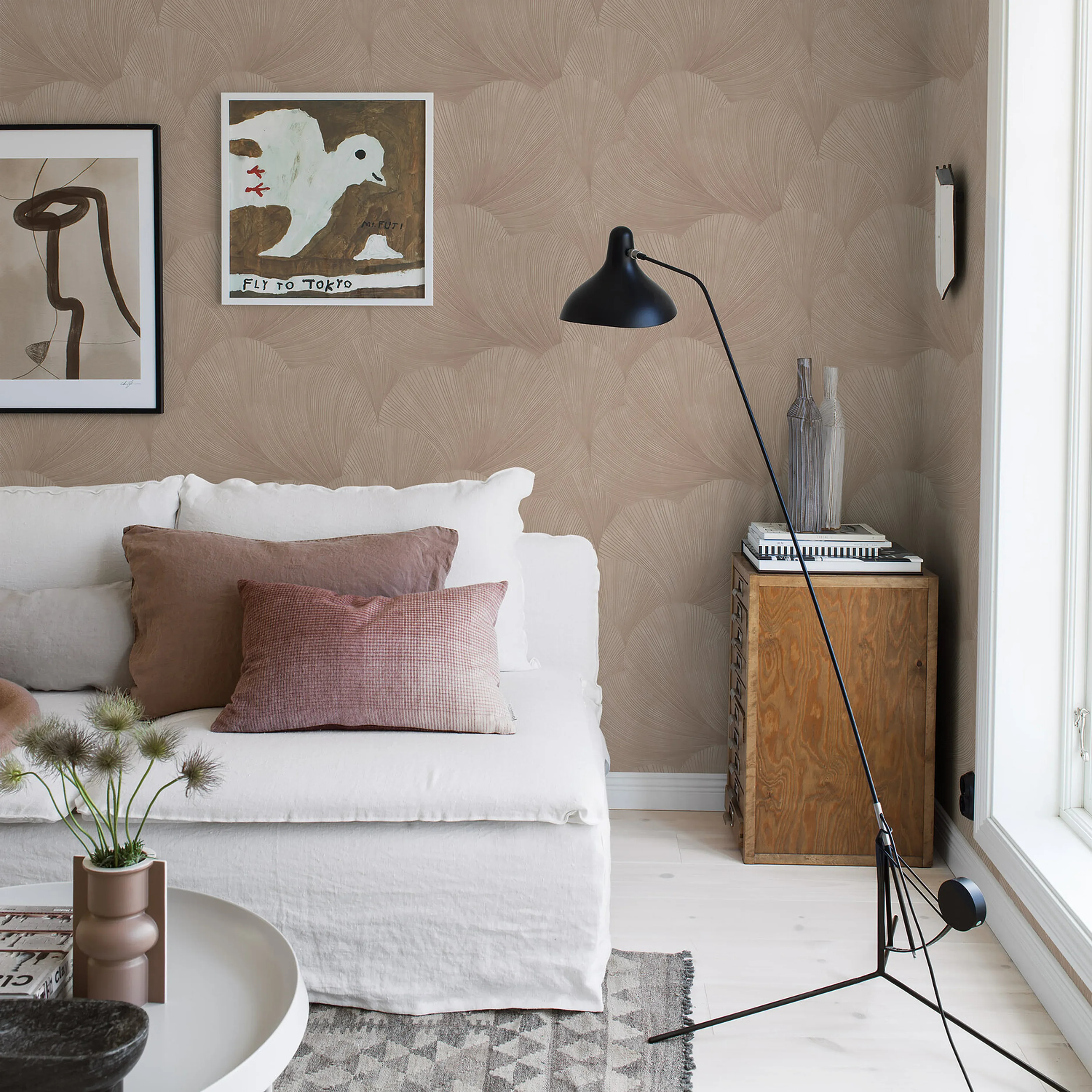 MIRAGE CLAY Schumacher Wallpaper wallpaper - SKU 7261