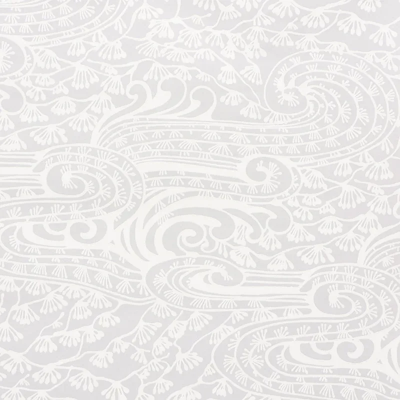 MIZU GREY Schumacher Wallpaper wallpaper - SKU 5008731