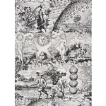 MODERN TOILE BLACK Schumacher Wallpaper wallpaper - SKU 5010420