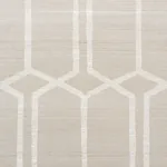MODERN TRELLIS HEMP SHIMMER - MOONSTONE Schumacher Wallpaper MODERN TRELLIS HEMP SHIMMER MOONSTONE Schumacher Wallpaper wallpaper - SKU 5010110