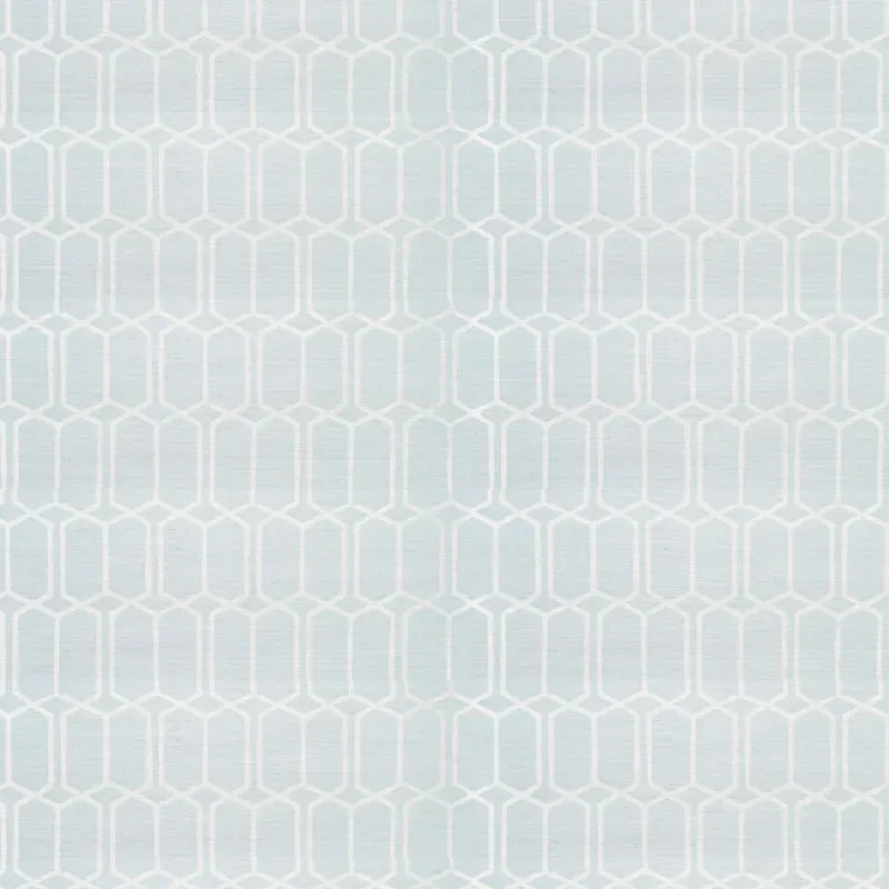 MODERN TRELLIS SISAL SKY Schumacher Wallpaper wallpaper - SKU 5010100