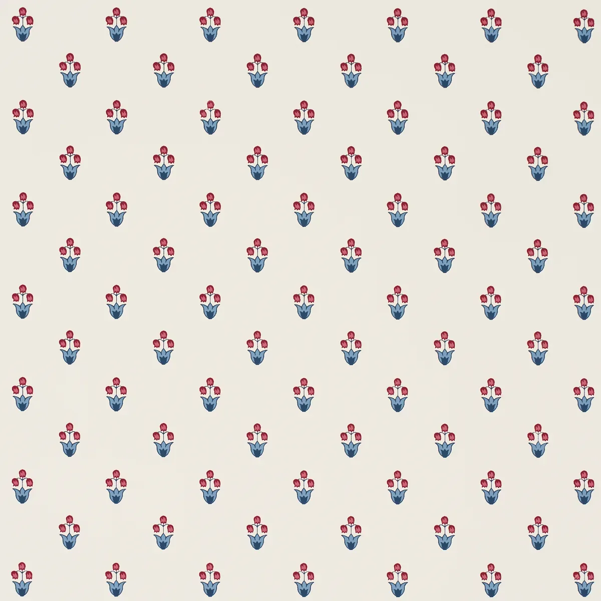 5017661 | MOIRA HAND PRINT – BLUE & RED