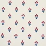 MOIRA HAND PRINT - BLUE & RED Schumacher Wallpaper | Wallpap MOIRA HAND PRINT BLUE & RED Schumacher Wallpaper wallpaper - SKU 5017661
