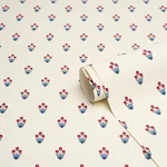 MOIRA HAND PRINT - BLUE & RED Schumacher Wallpaper | Wallpap MOIRA HAND PRINT BLUE & RED Schumacher Wallpaper wallpaper - SKU 5017661