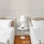 MOIRA HAND PRINT - BLUE & RED Schumacher Wallpaper | Wallpap MOIRA HAND PRINT BLUE & RED Schumacher Wallpaper wallpaper - SKU 5017661