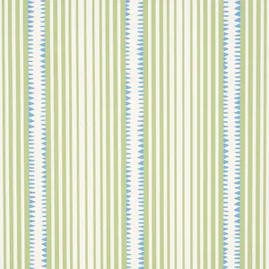 Schumacher MONCORVO wallpaper, color GREEN & BLUE, SKU 5008105