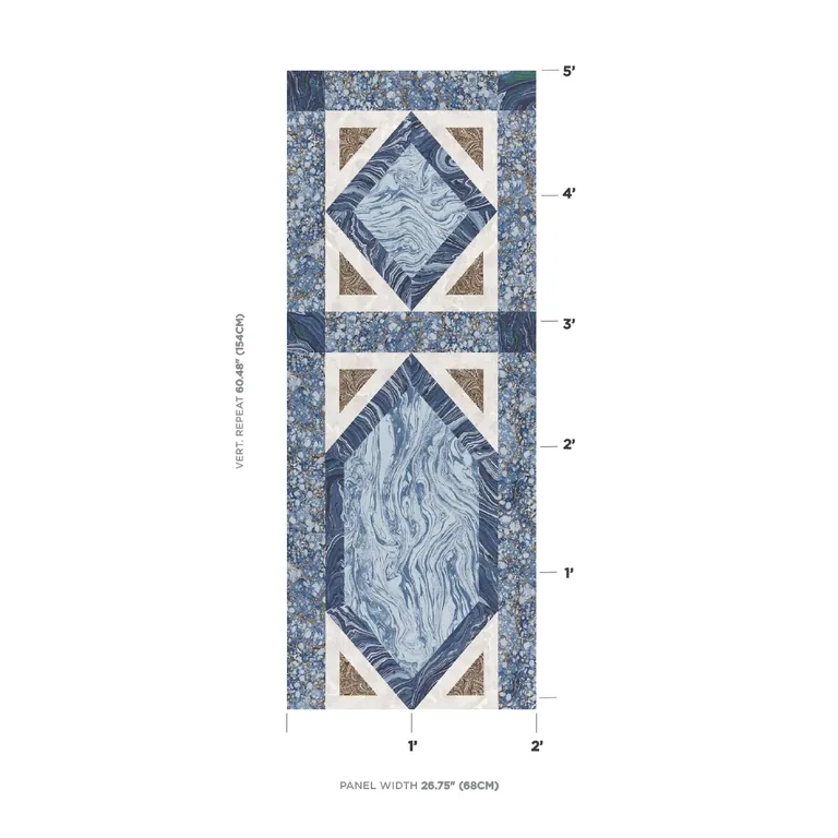 MONGIARDINO LAPIS Schumacher Wallpaper wallpaper - SKU 5007071
