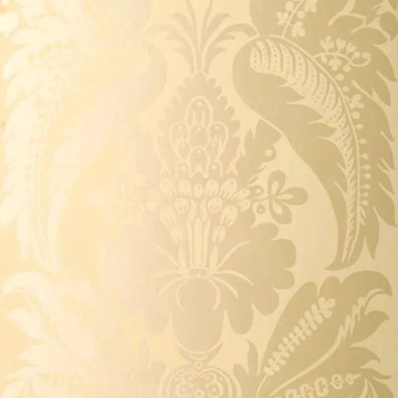 MONTEBELLO DAMASK ECRU Schumacher Wallpaper wallpaper - SKU 5003730