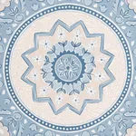 MONTECITO MEDALLION - CHINA BLUE Schumacher Wallpaper | Wall MONTECITO MEDALLION CHINA BLUE Schumacher Wallpaper wallpaper - SKU 5014362