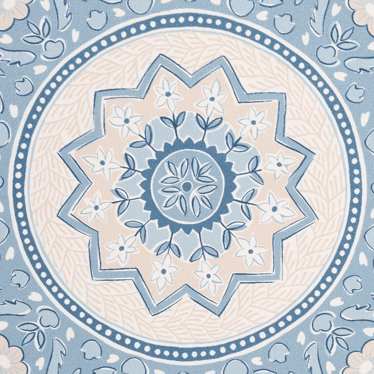 MONTECITO MEDALLION - CHINA BLUE Schumacher Wallpaper | Wall MONTECITO MEDALLION CHINA BLUE Schumacher Wallpaper wallpaper - SKU 5014362