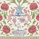 MONTECITO PANEL SET - RED Schumacher Wallpaper | Wallpaper T MONTECITO PANEL SET RED Schumacher Wallpaper wallpaper - SKU 5015831