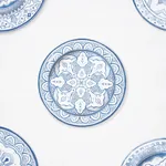 MONTECITO PORCELAIN - INDIGO Schumacher Wallpaper | Wallpape MONTECITO PORCELAIN INDIGO Schumacher Wallpaper wallpaper - SKU 5015840